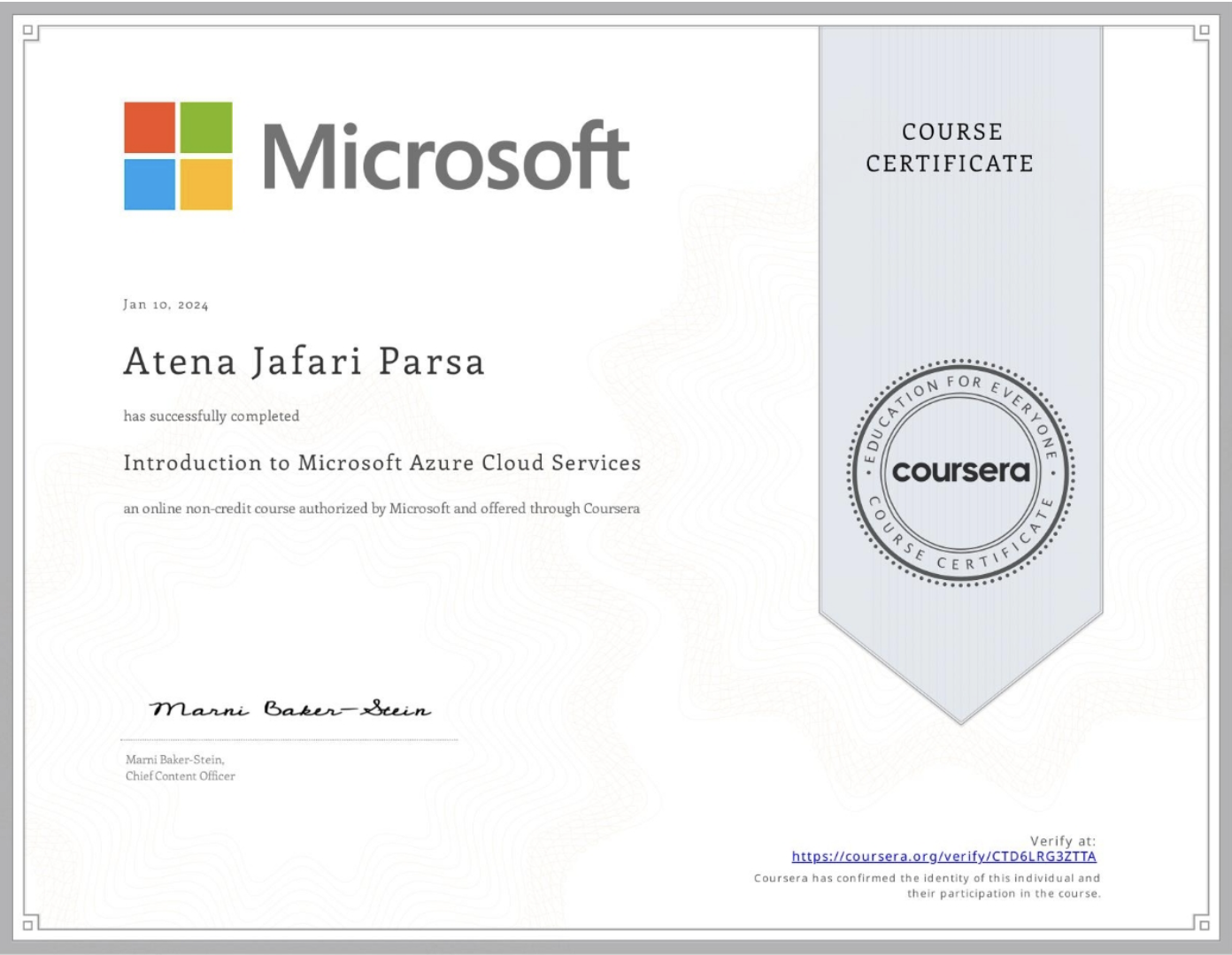 Introduction to Microsoft Azure Cloud Services