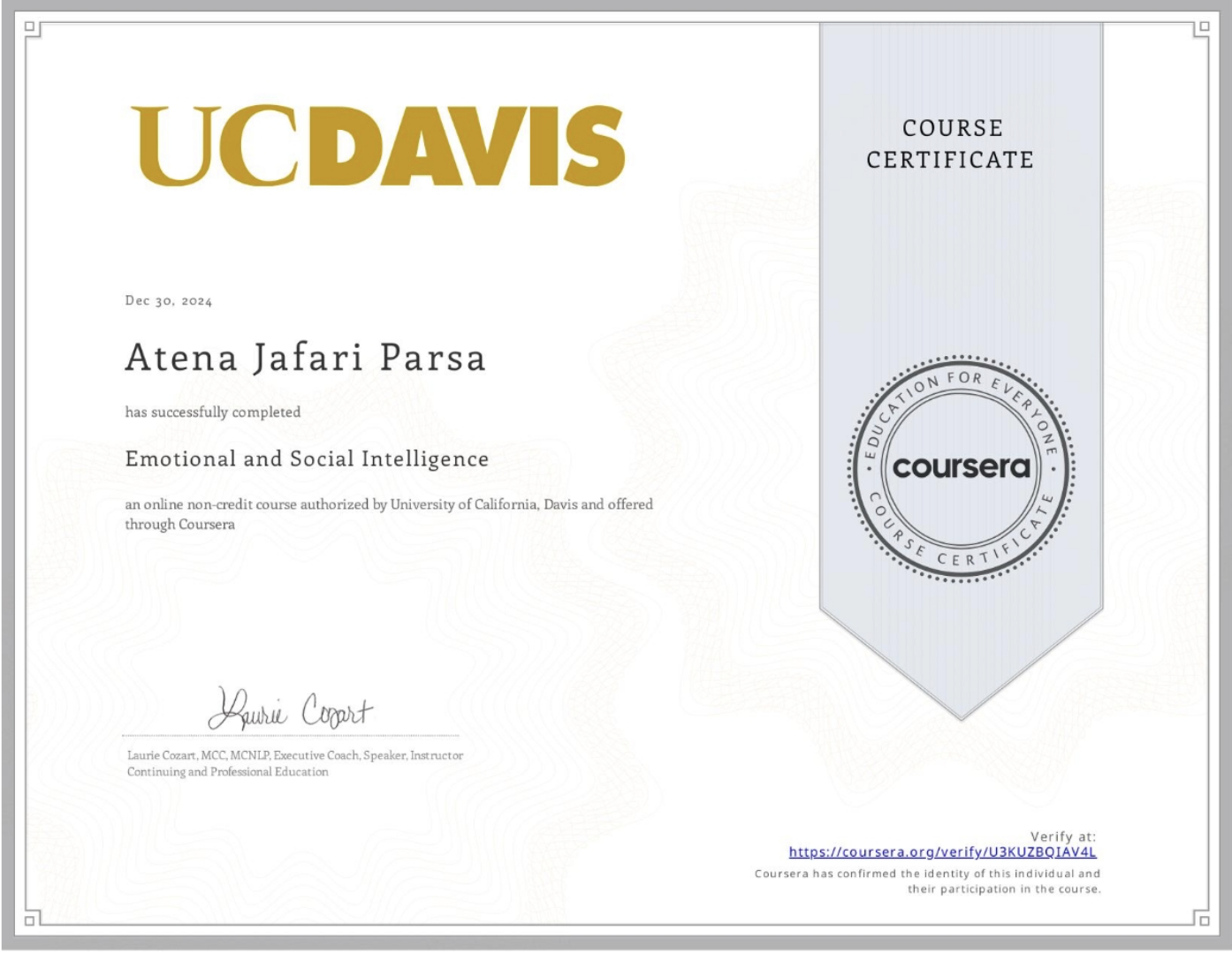 Emotional and Social Intelligence